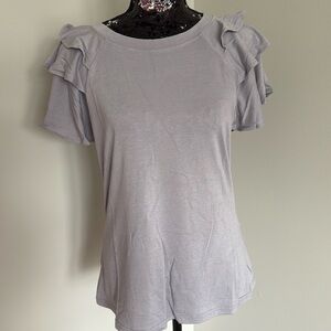 Gray short sleeve top 
Never used